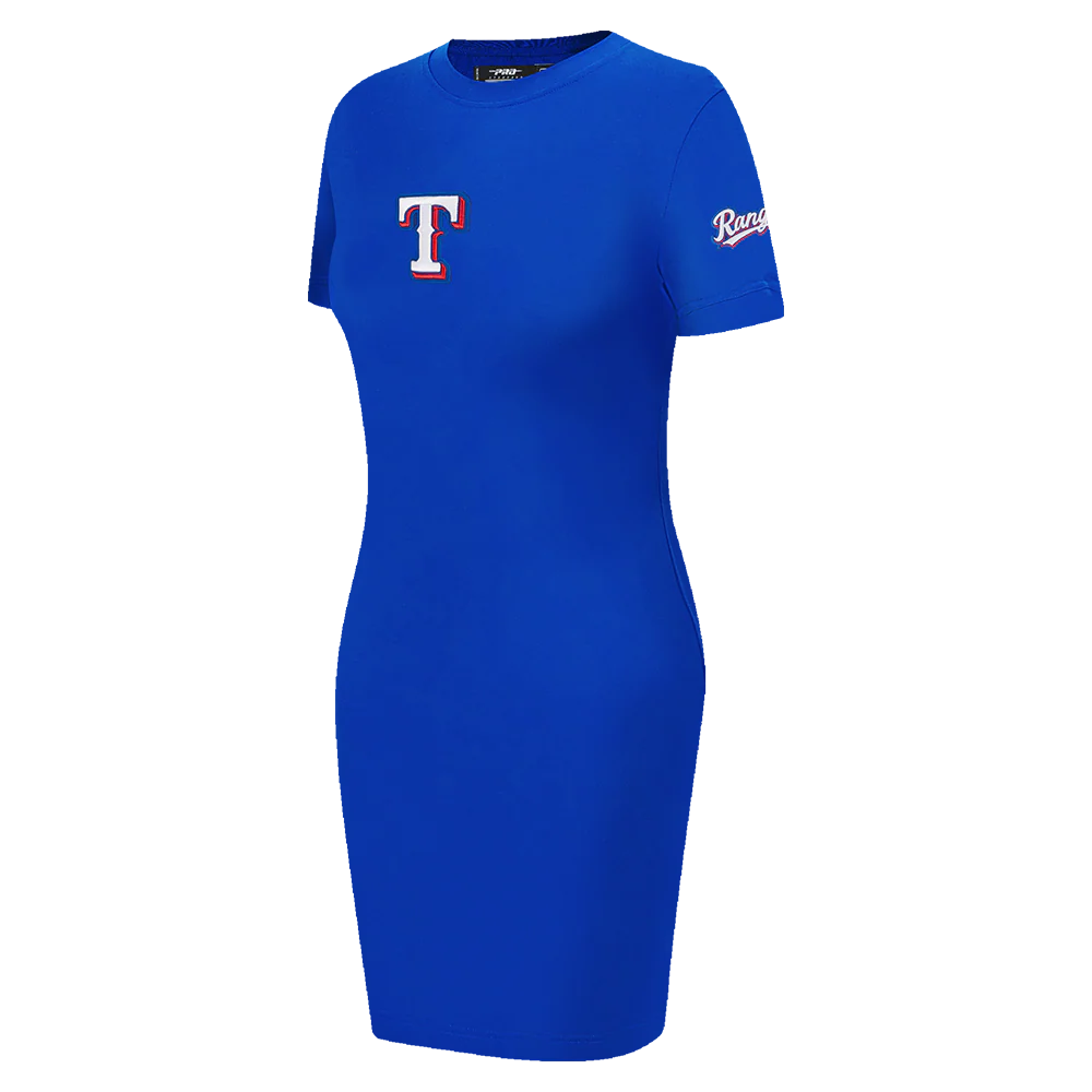 MLB TEXAS RANGERS CLASSIC WOMEN'S BODYCON DRES (ROYAL BLUE) - Image 2