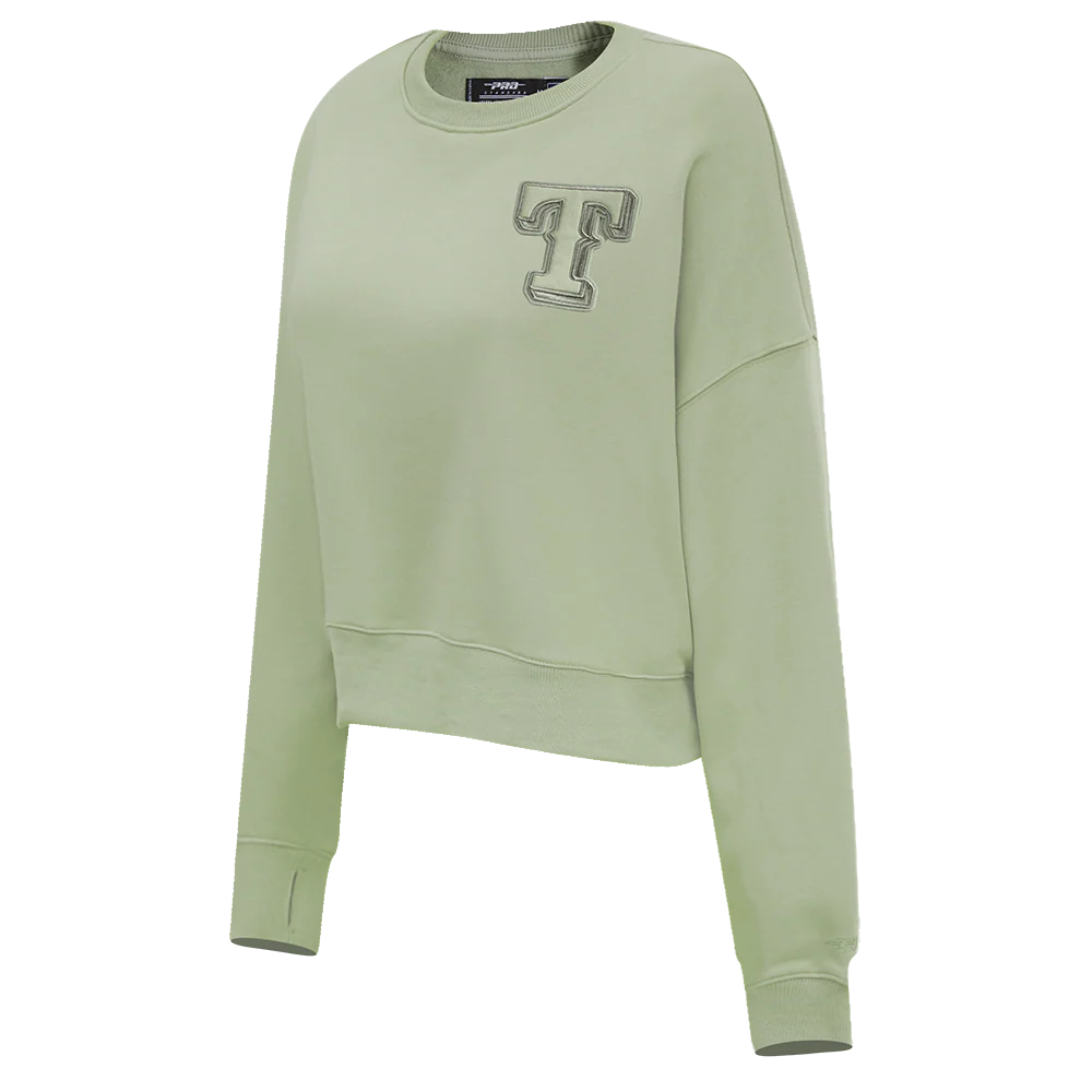 MLB TEXAS RANGERS NEUTRAL WOMEN'S CREWNECK (MOSS) - Image 2
