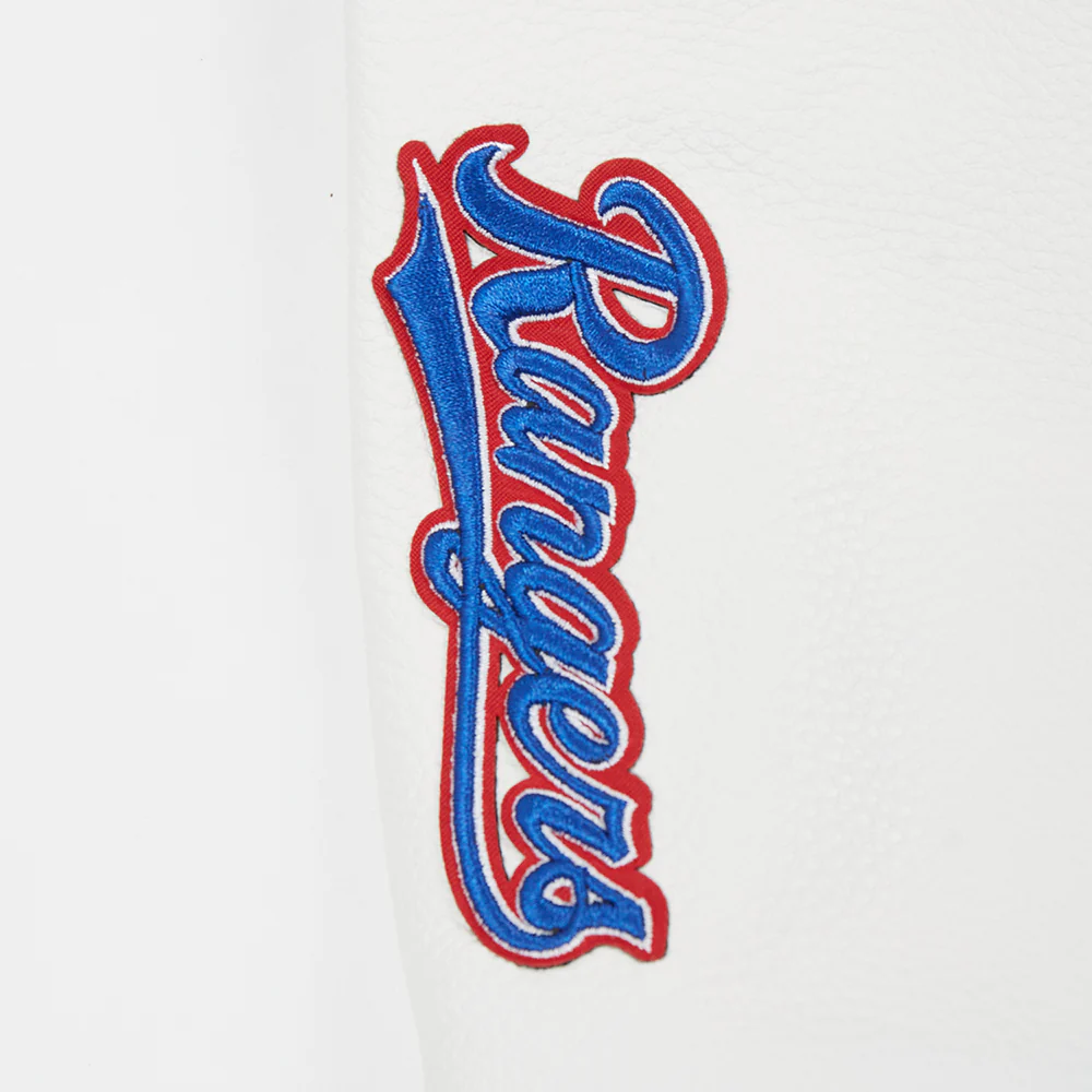 MLB TEXAS RANGERS CLASSIC WOMEN'S WOOL VARSITY JACKET (ROYAL BLUE/WHITE) - Image 7