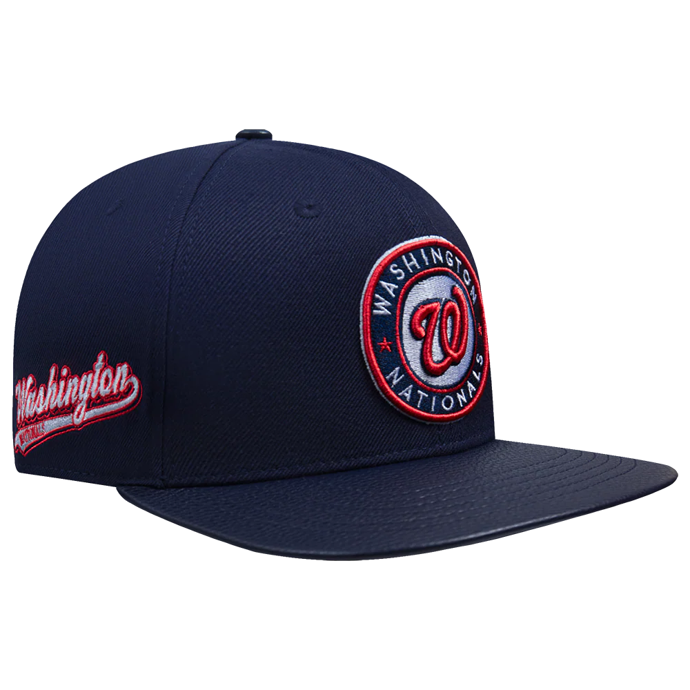 MLB WASHINGTON NATIONALS SCRIPT TAIL WOOL STRAPBACK (MIDNIGHT NAVY) - Image 5