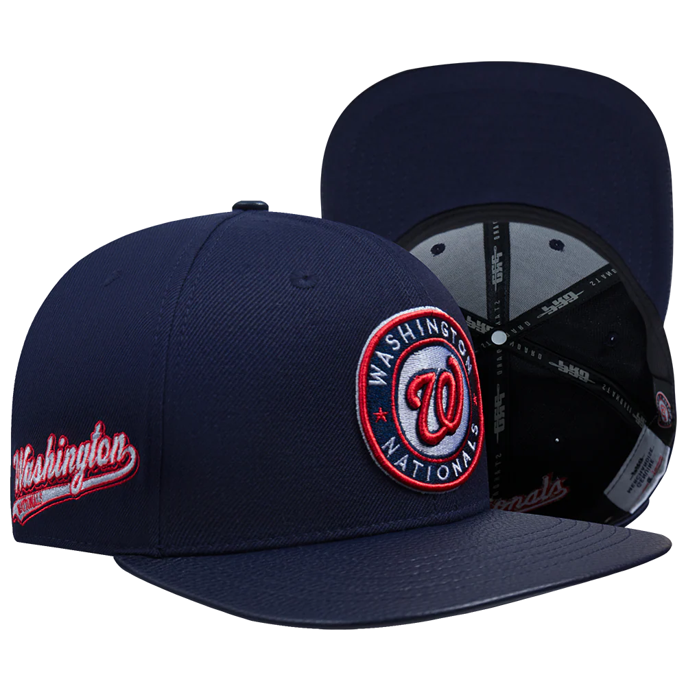 MLB WASHINGTON NATIONALS SCRIPT TAIL WOOL STRAPBACK (MIDNIGHT NAVY) - Image 8
