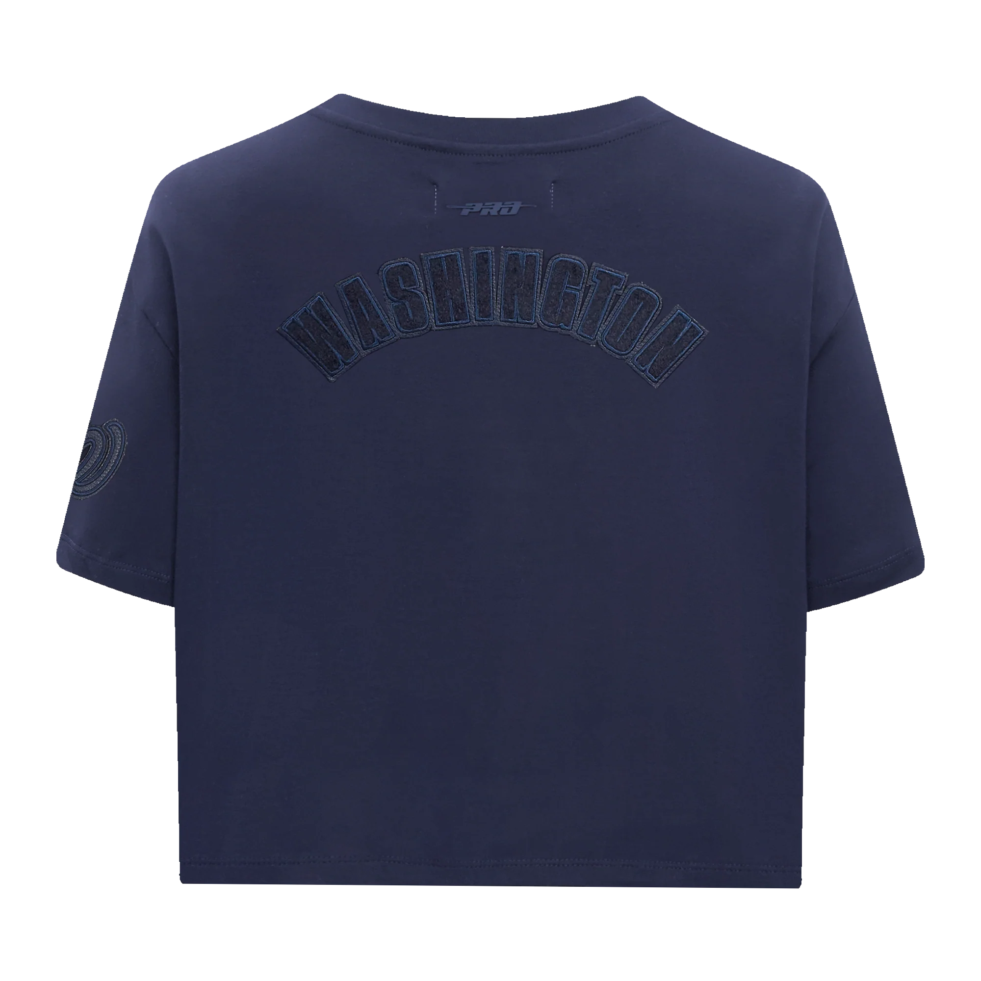 MLB WASHINGTON NATIONALS TRIPLE TONAL SINGLE JERSEY BOXY WOMEN'S TEE (MIDNIGHT NAVY) - Image 3