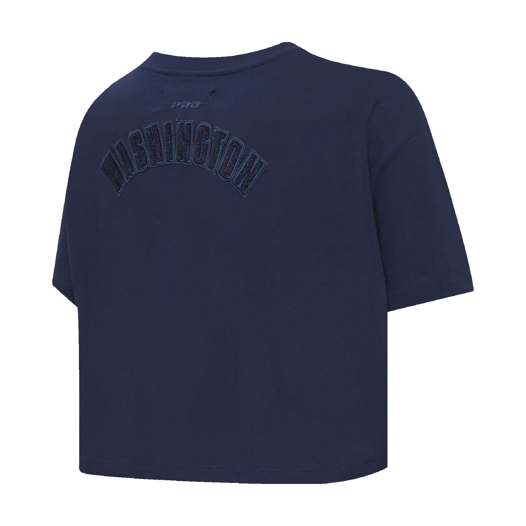 MLB WASHINGTON NATIONALS TRIPLE TONAL SINGLE JERSEY BOXY WOMEN'S TEE (MIDNIGHT NAVY) - Image 4