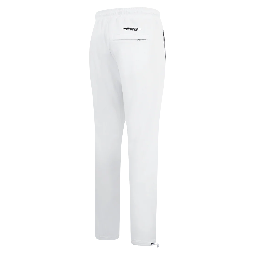 PRO STANDARD CLASSIC MEN'S DBL KNIT TRACK PANT (WHITE) - Image 3