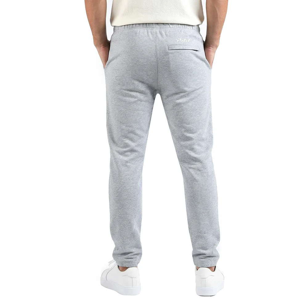 PRO STANDARD CLASSIC CHENILLE WHT LOGO MEN'S FLC SWEATPANT (DARK HEATHER GRAY) - Image 2