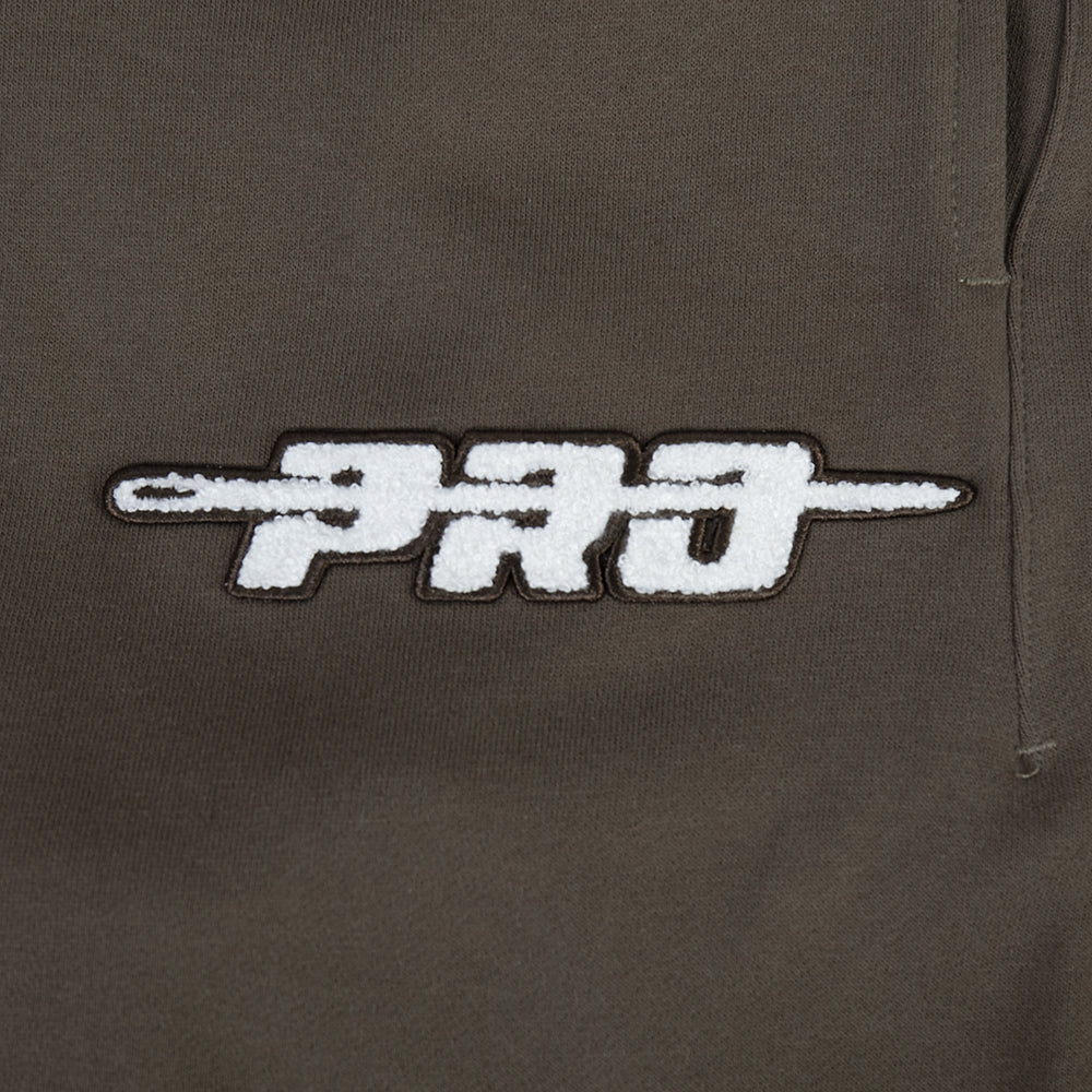 PRO STANDARD CLASSIC CHENILLE WHT LOGO MEN'S FLC SWEATPANT (DARK TAUPE) - Image 6