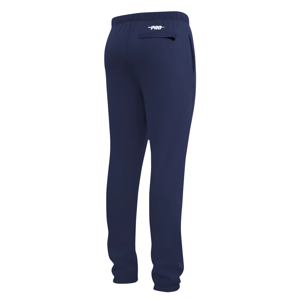 PRO STANDARD CLASSIC CHENILLE WHT LOGO MEN'S FLC SWEATPANT (MIDNIGHT NAVY) - Image 5