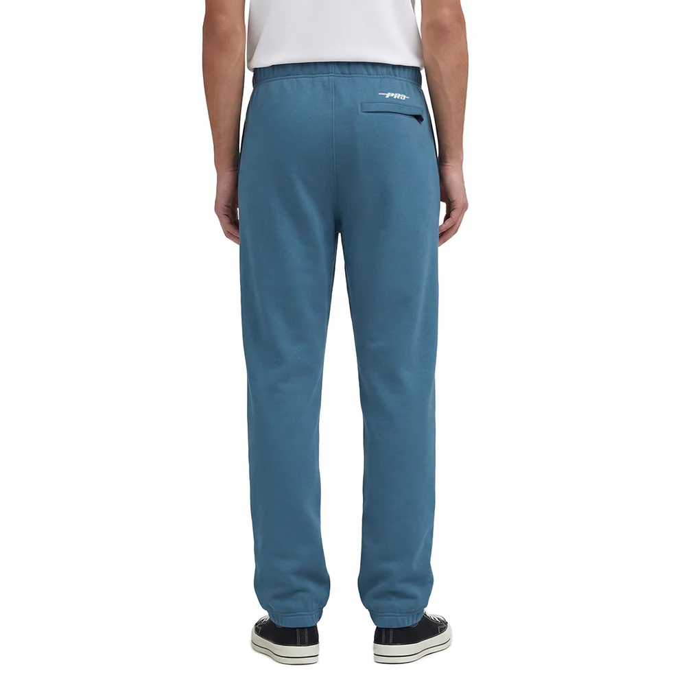 PRO STANDARD CLASSIC CHENILLE WHT LOGO MEN'S FLC SWEATPANT (STEEL BLUE) - Image 2