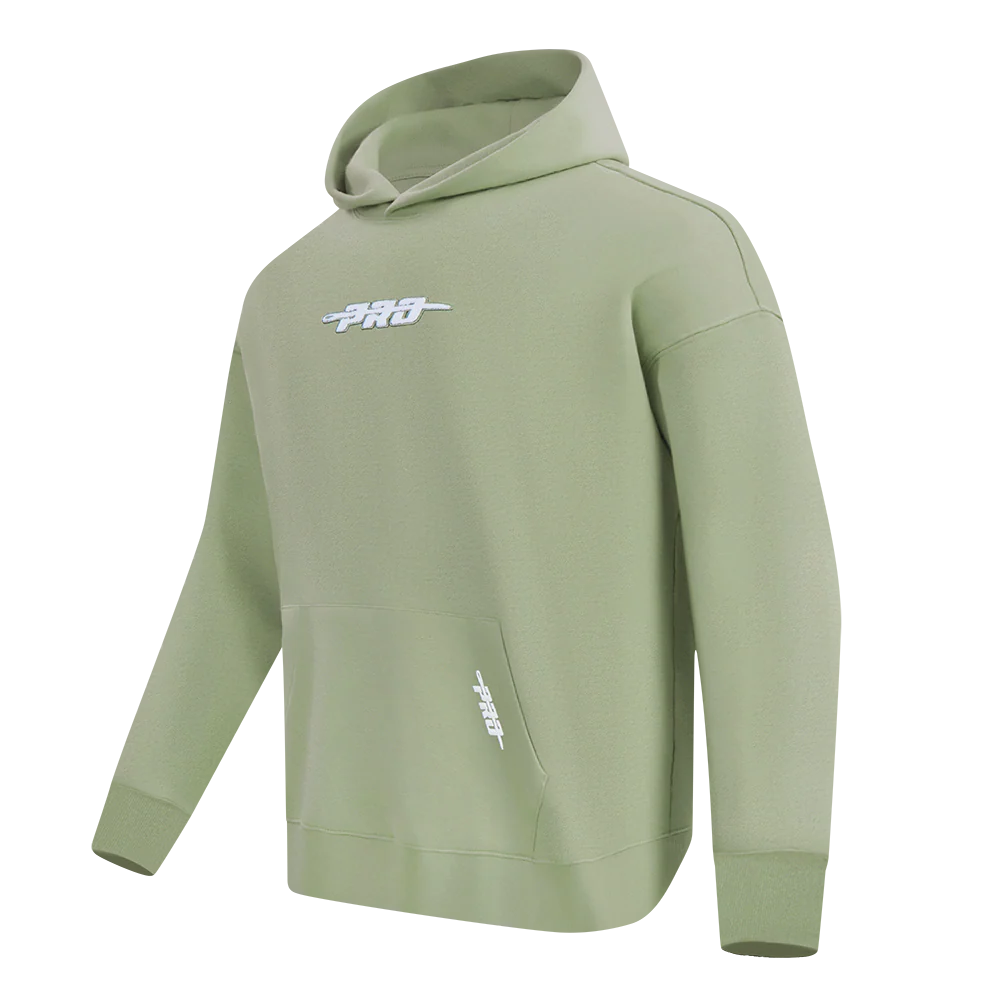 Pro Standard PRO STANDARD CLASSIC CHENILLE WHT LOGO MEN'S DROP SHOULDER FLC PO HOODIE (MOSS) - Image 3