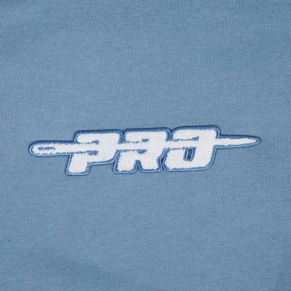 Pro Standard PRO STANDARD CLASSIC CHENILLE WHT LOGO MEN'S DROP SHOULDER FLC PO HOODIE (STEEL BLUE) - Image 5