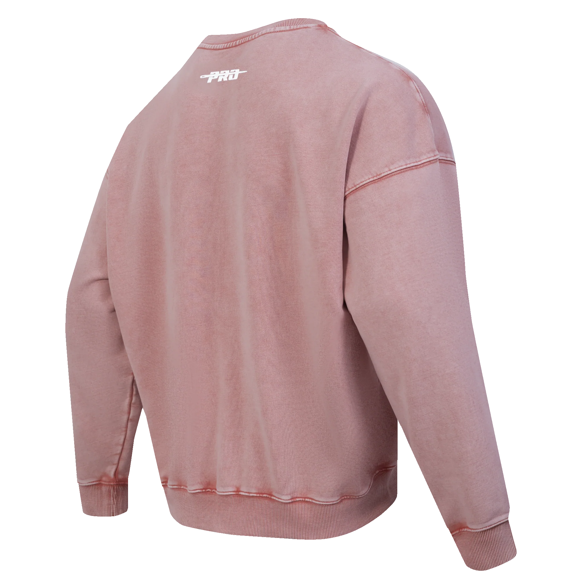 PRO STANDARD WASHED CLASSIC MEN'S ENZYME WASH DS FT CREWNECK (WASHED MAUVE) - Image 4
