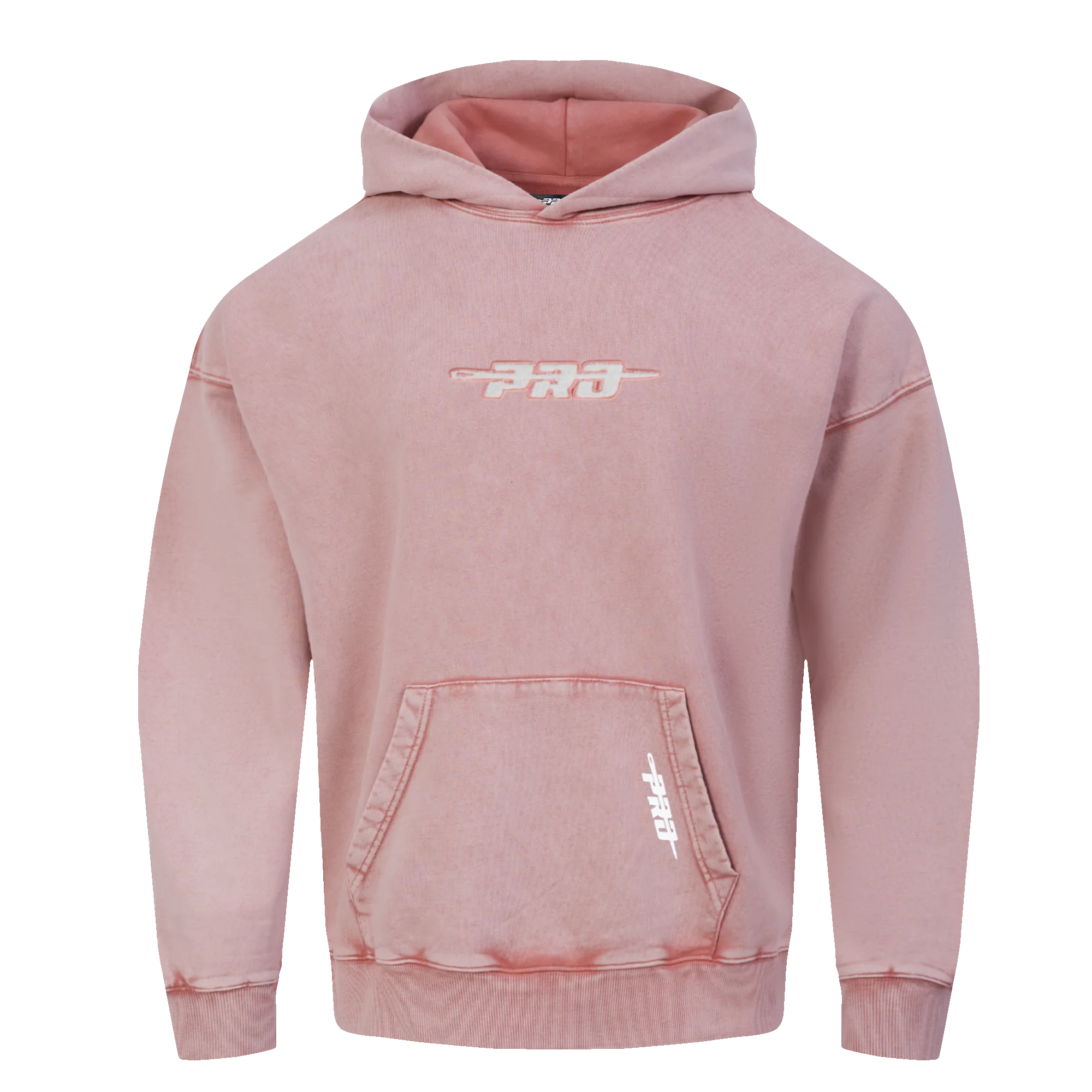 PRO STANDARD WASHED CLASSIC MEN'S ENZYME WASH DS FT PO HOODIE (WASHED MAUVE)