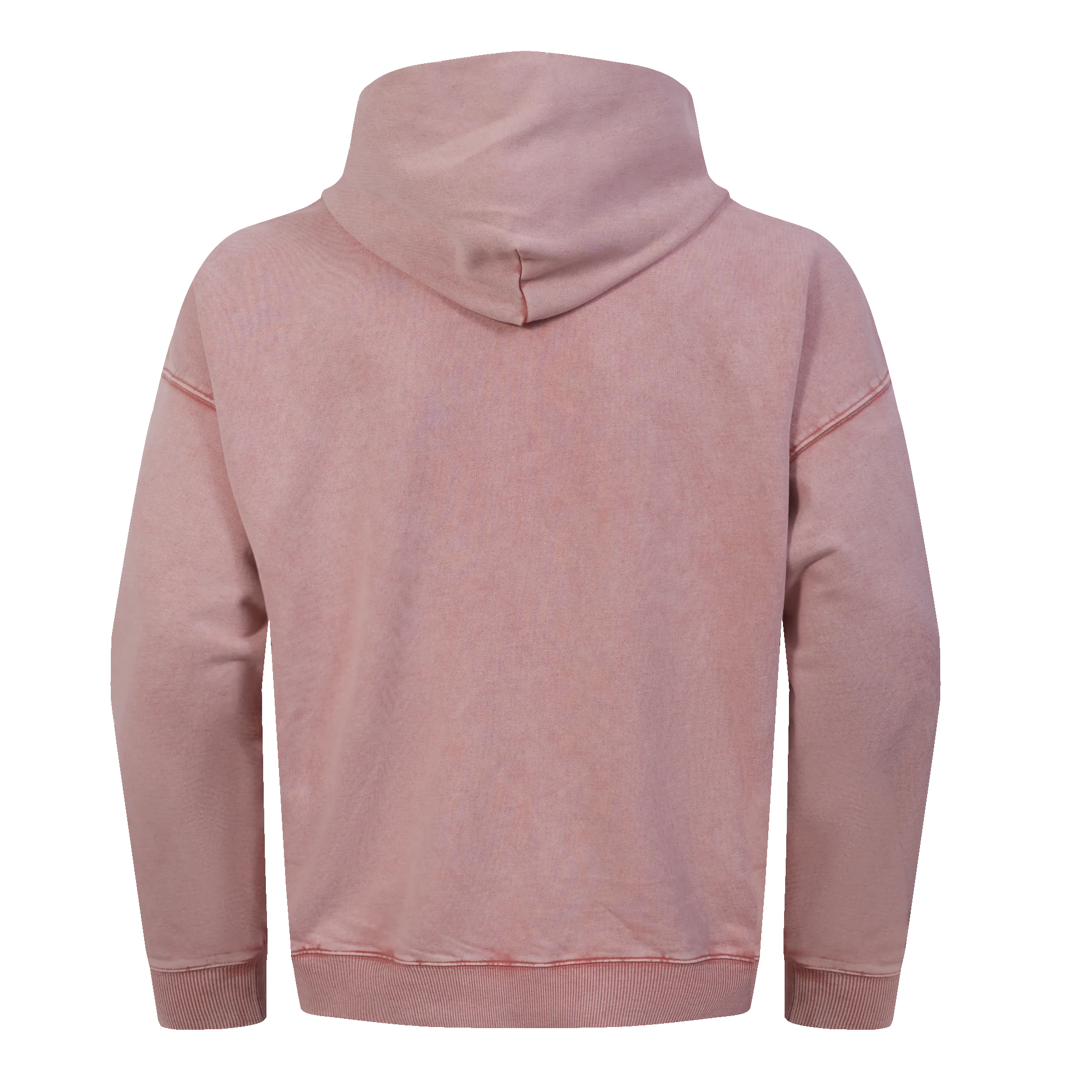 PRO STANDARD WASHED CLASSIC MEN'S ENZYME WASH DS FT PO HOODIE (WASHED MAUVE) - Image 3