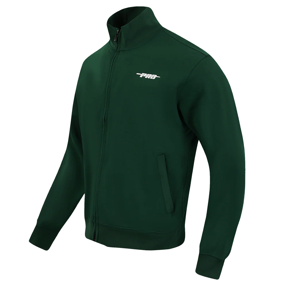 PRO STANDARD CLASSIC MEN'S DBL KNIT TRACK JACKET (FOREST GREEN) - Image 2