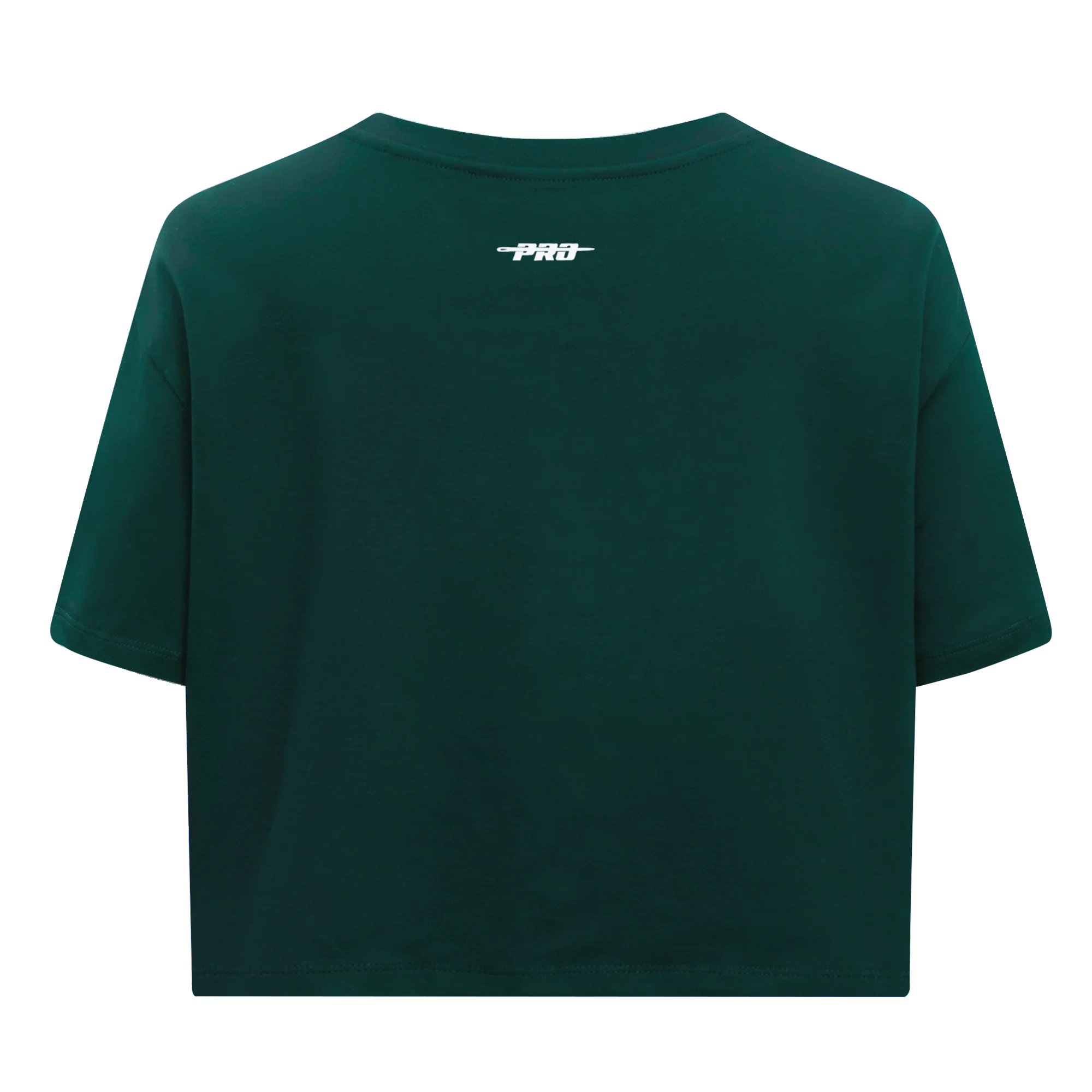 PRO STANDARD CLASSIC CHENILLE WHT LOGO WOMEN'S SJ BOXY TEE (FOREST GREEN) - Image 3