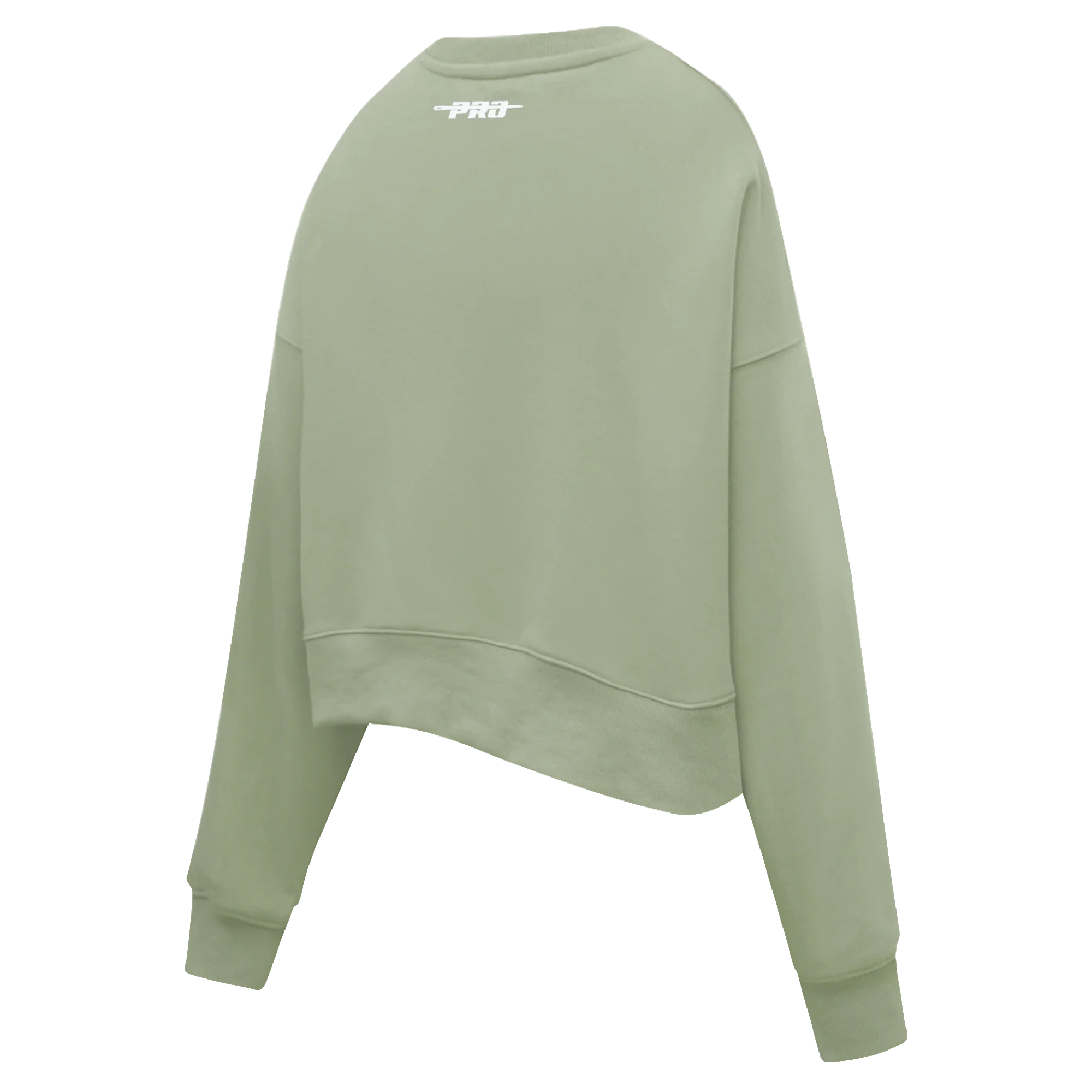PRO STANDARD CLASSIC CHENILLE WHT LOGO WOMEN'S FLC CREWNECK (MOSS) - Image 3