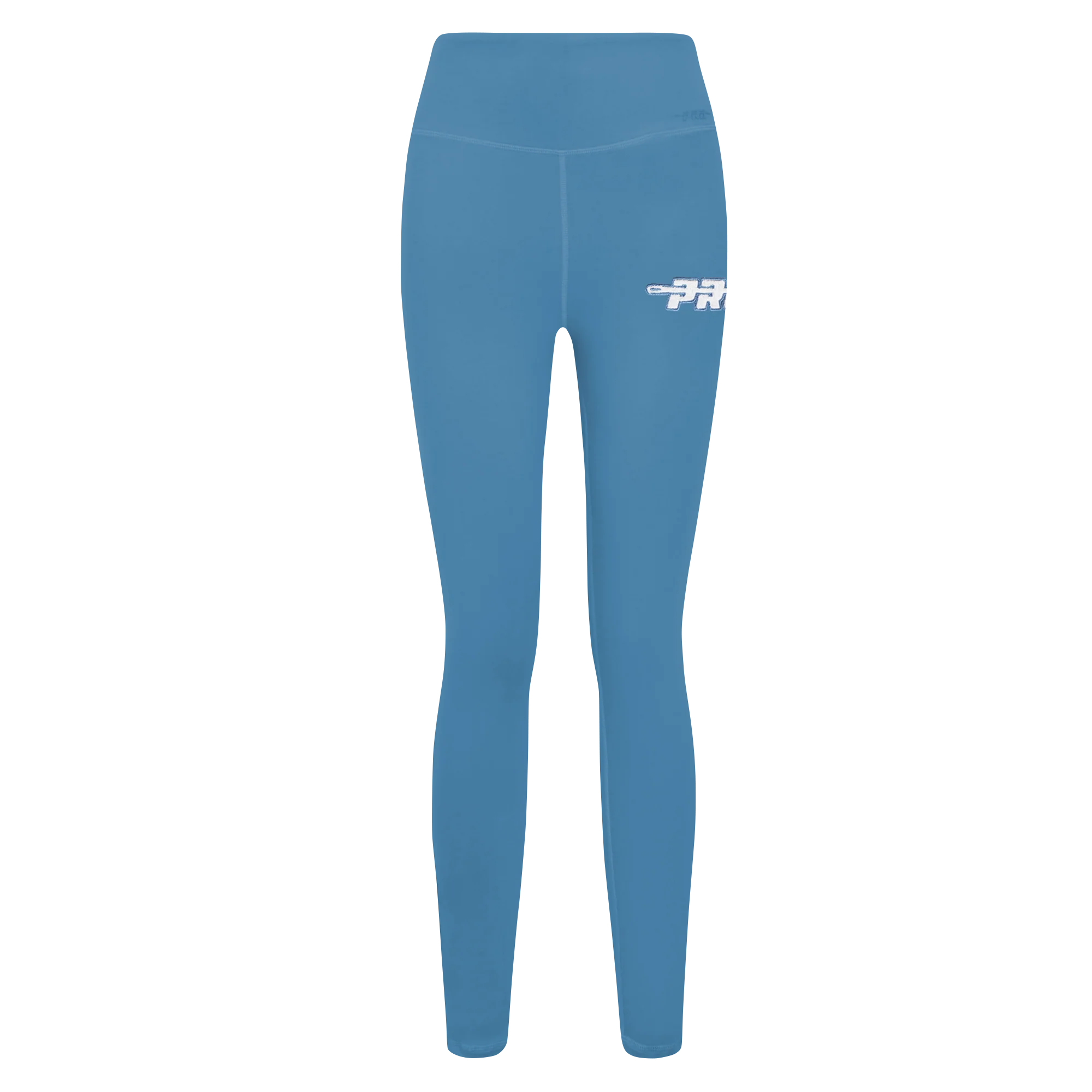 PRO STANDARD CLASSIC CHENILLE WHT LOGO WOMEN'S JERSEY LEGGING (STEEL BLUE) - Image 2