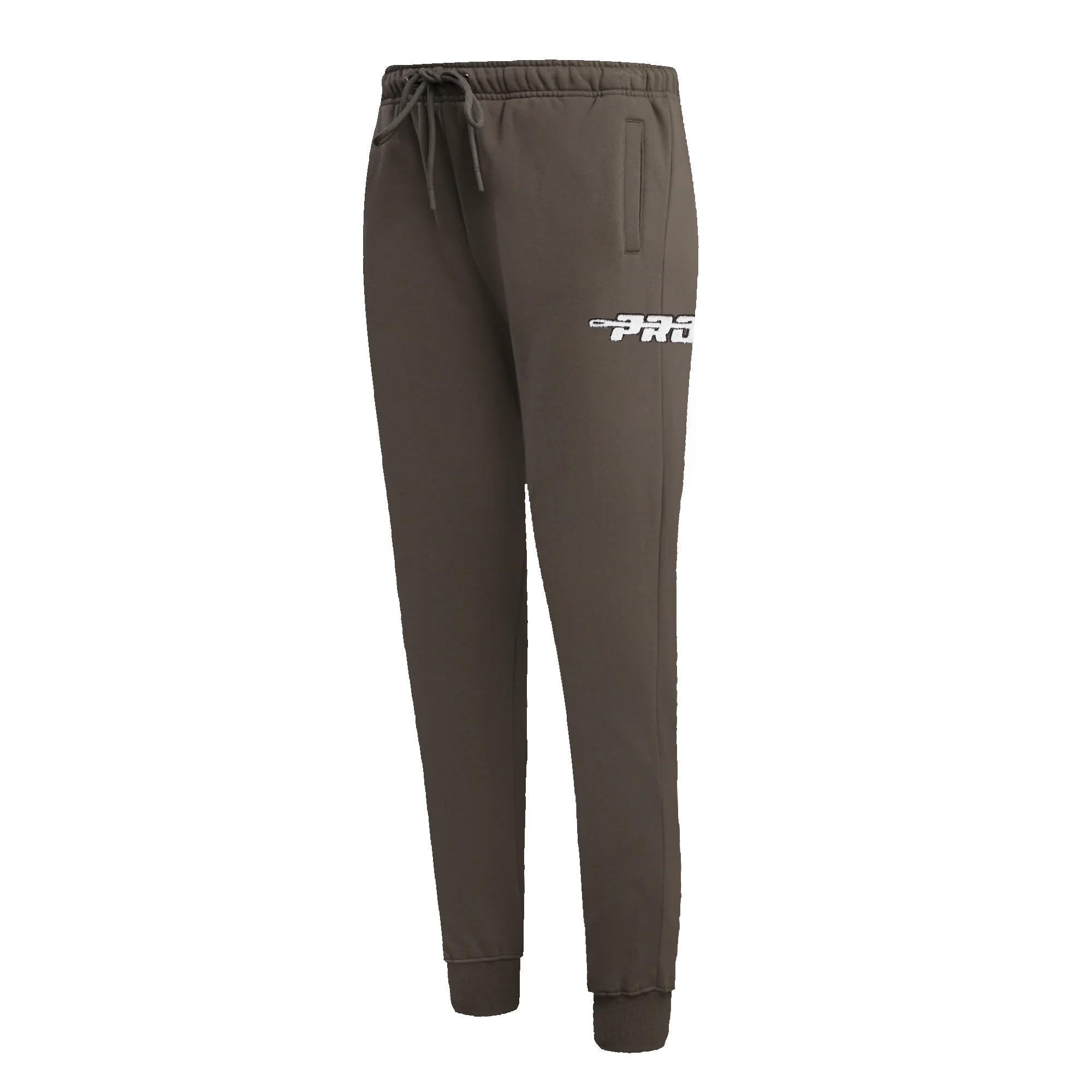 PRO STANDARD CLASSIC CHENILLE WHT LOGO WOMEN'S FLC SWEATPANT (DARK TAUPE)