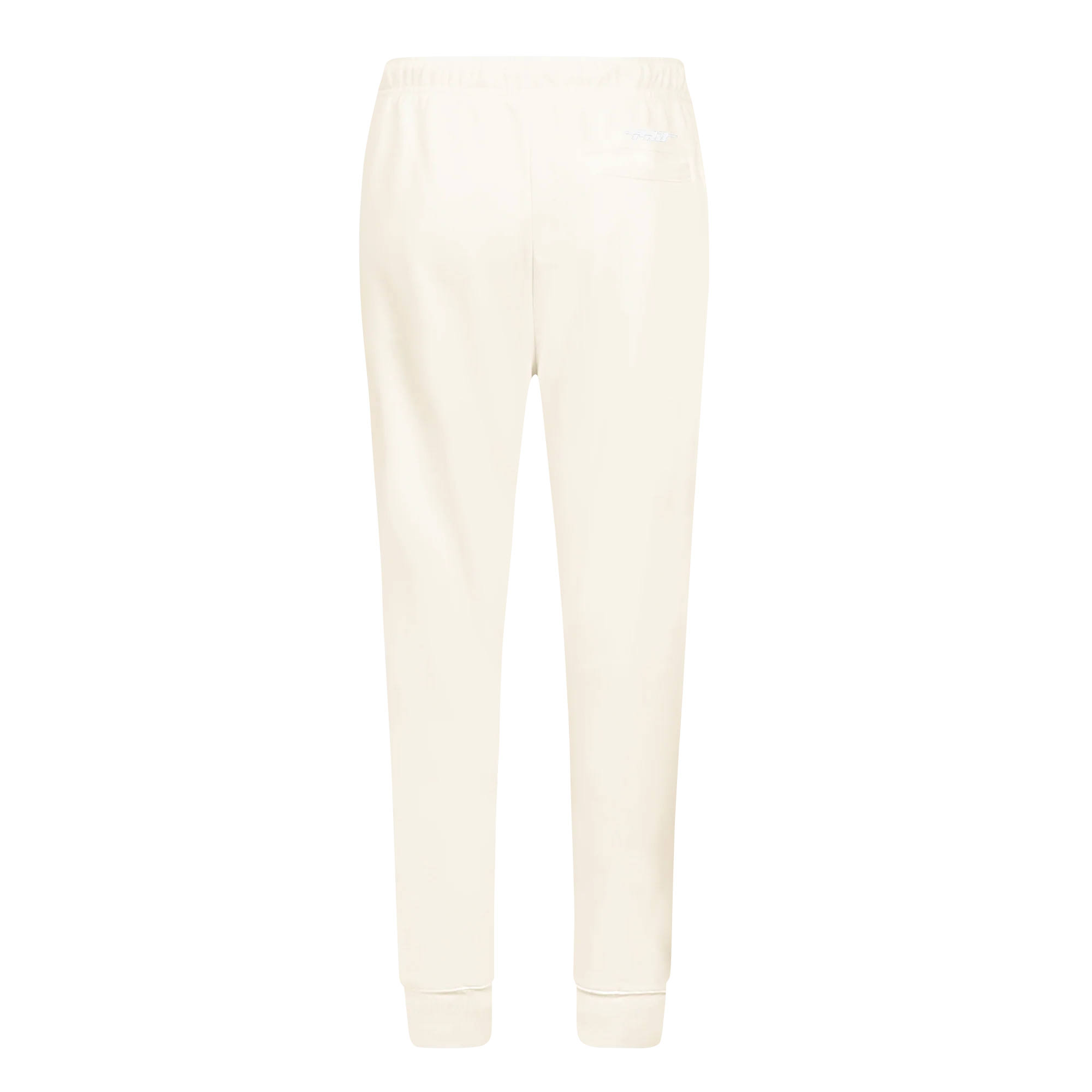 PRO STANDARD CLASSIC CHENILLE WHT LOGO WOMEN'S FLC SWEATPANT (EGGSHELL) - Image 4