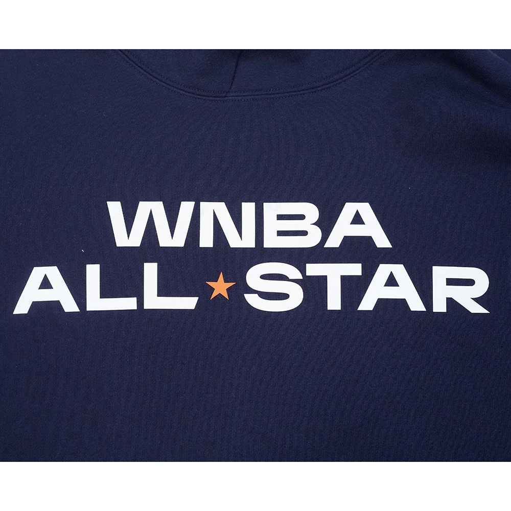 WNBA ALL STAR 2025 MEN'S DROP SHOULDER FLC PO HOODIE (MIDNIGHT NAVY) - Image 10