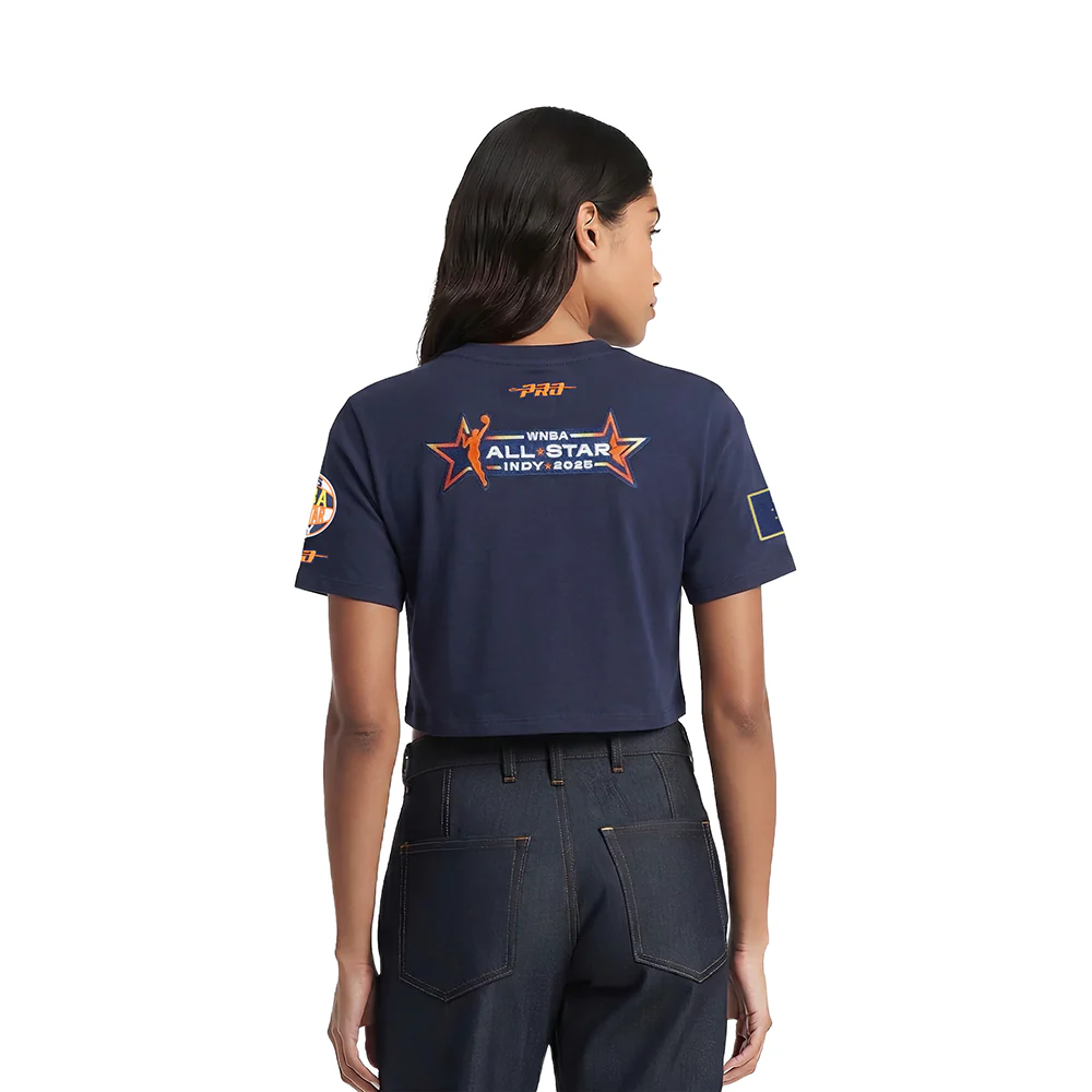 WNBA ALL STAR 2025 WOMEN'S SJ BOXY TEE (MIDNIGHT NAVY) - Image 2