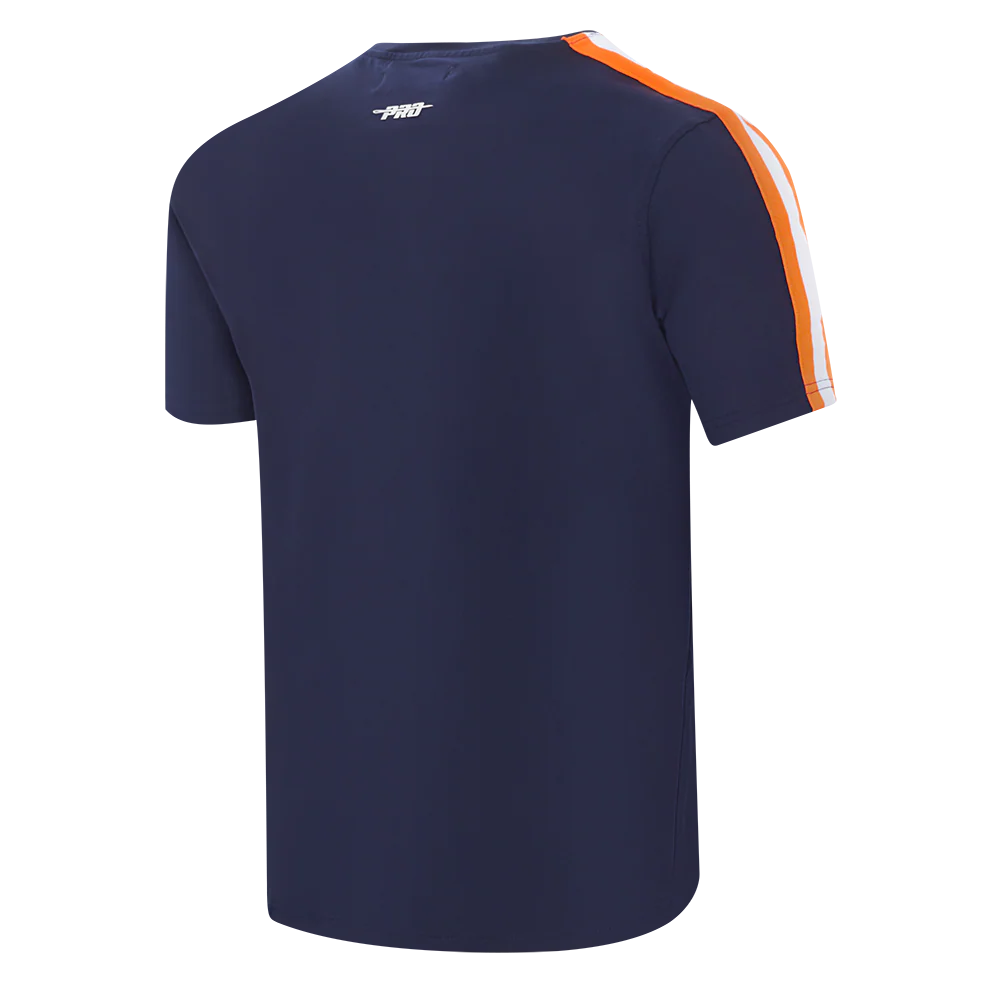 WNBA CONNECTICUT SUN RETRO CLASSICS MEN'S SINGLE JERSEY STRIPED TEE (MIDNIGHT NAVY/ORANGE) - Image 4