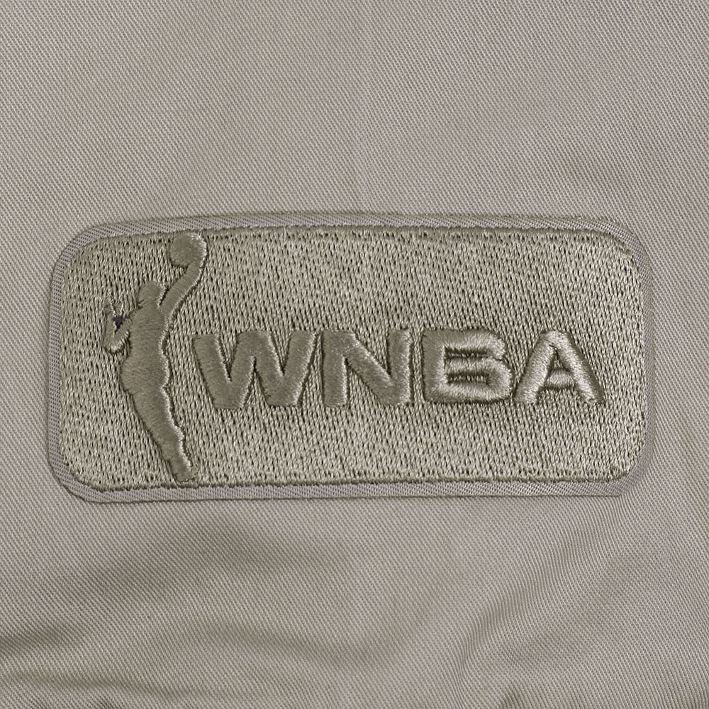 WNBA CONNECTICUT SUN NEUTRAL MEN'S TWILL JACKET (TAUPE) - Image 6