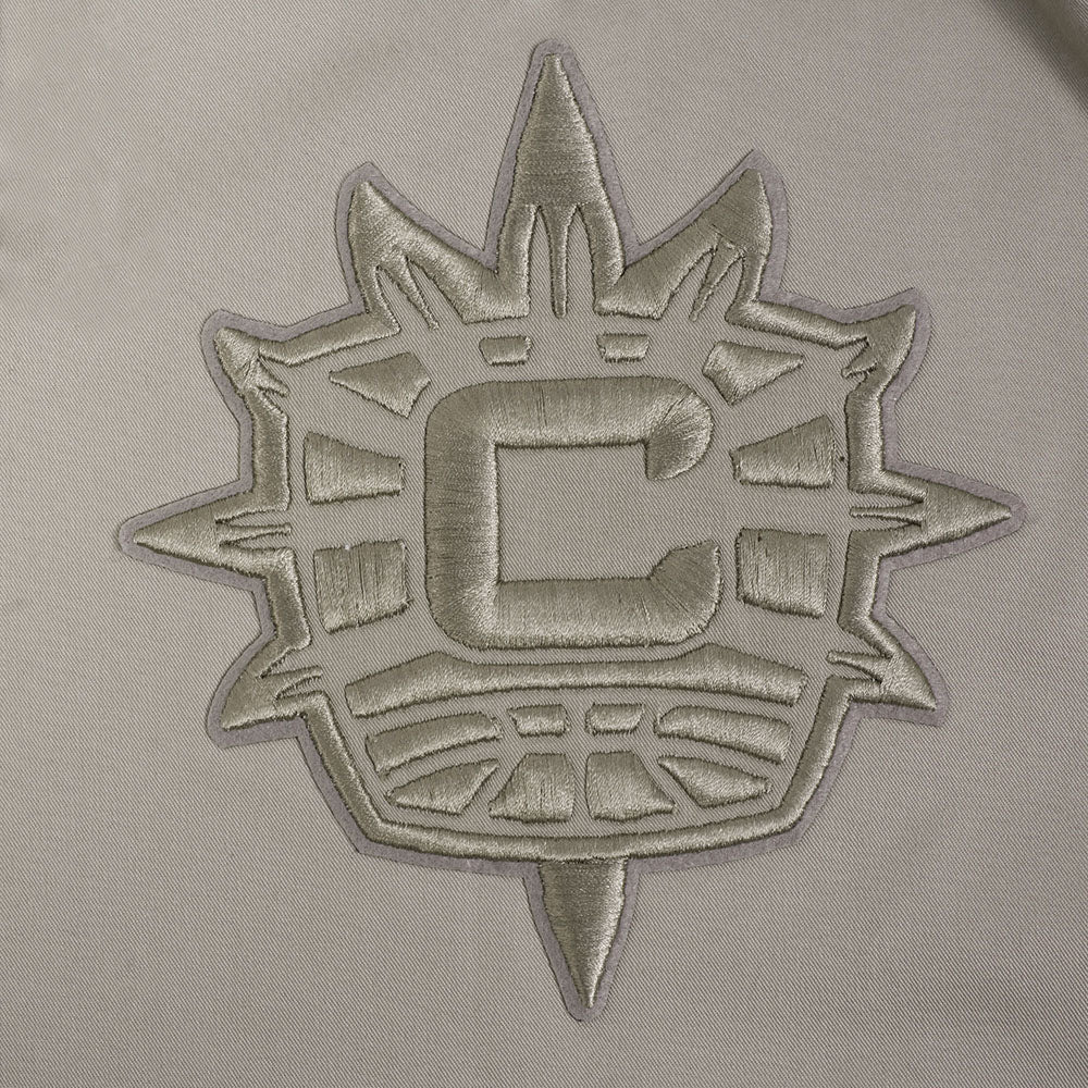 WNBA CONNECTICUT SUN NEUTRAL MEN'S TWILL JACKET (TAUPE) - Image 7