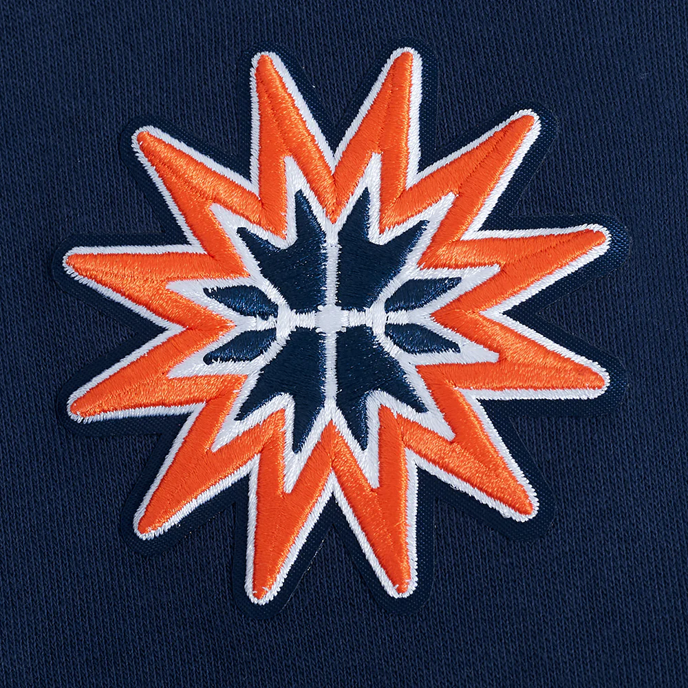 WNBA CONNECTICUT SUN JEWELS WOMEN'S FLEECE CREWNECK (MIDNIGHT NAVY) - Image 6