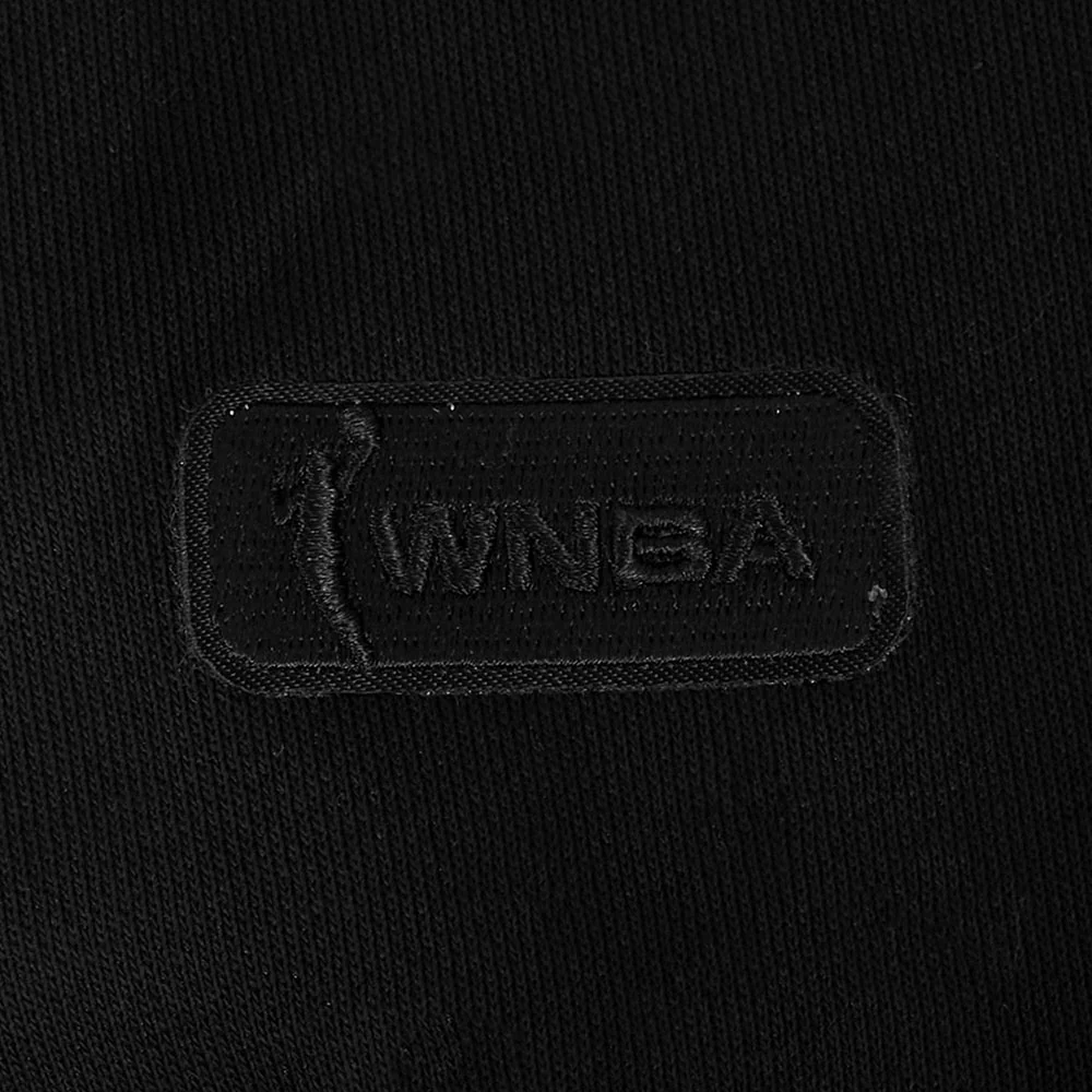 WNBA  CONNECTICUT SUN TRIPLE BLACK WOMEN'S FLEECE CREWNECK (BLACK) - Image 5