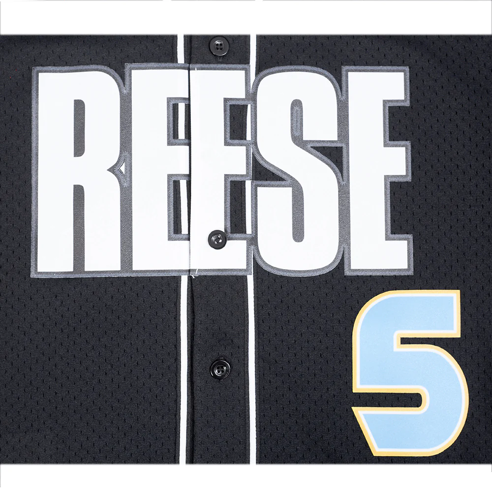 WNBA CHICAGO SKY ANGEL REESE #5 CLASSIC PLAYER NAME AND NUMBER MEN'S SINGLE JERSEY TEE (BLACK) - Image 7