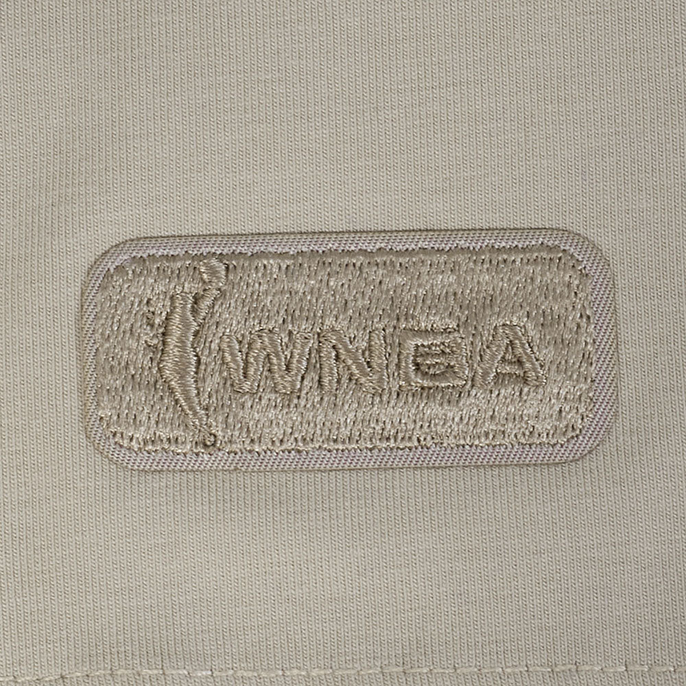 WNBA  CHICAGO SKY NEUTRAL WOMEN'S SINGLE JERSEY BOXY TEE (TAUPE) - Image 5