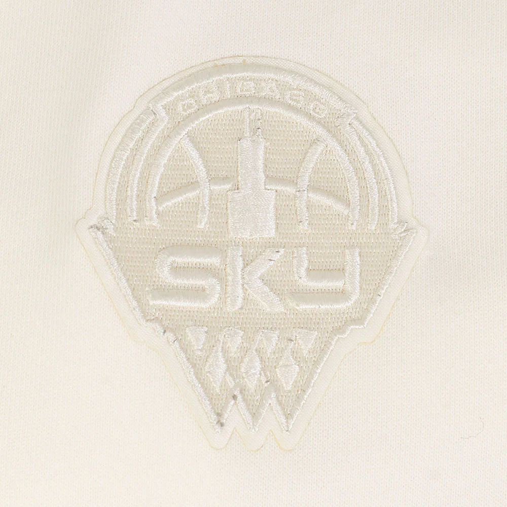 WNBA CHICAGO SKY NEUTRAL WOMEN'S FLEECE CREWNECK (EGGSHELL) - Image 5