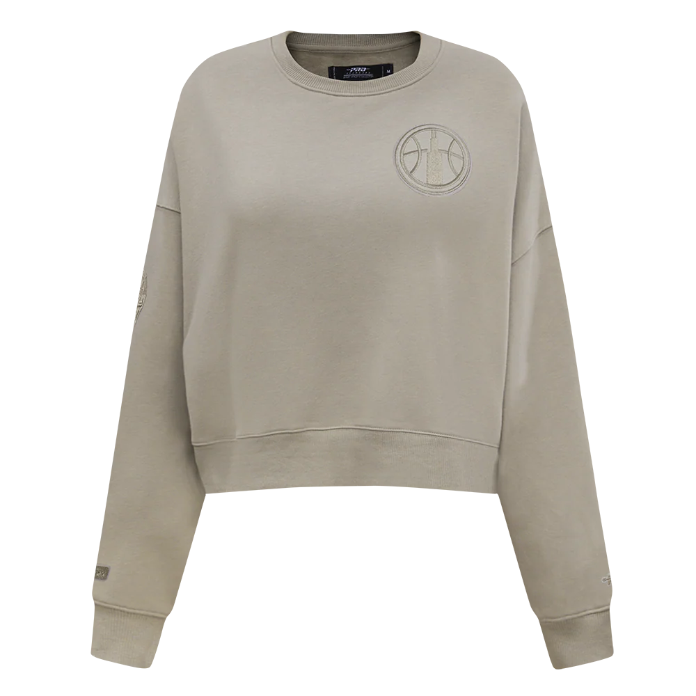 WNBA CHICAGO SKY NEUTRAL WOMEN'S FLEECE CREWNECK (TAUPE)