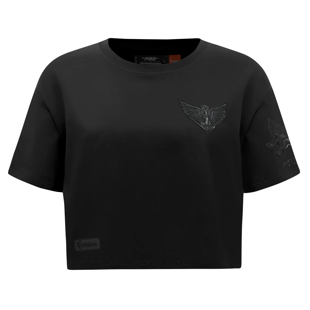 WNBA DALLAS WINGS TRIPLE BLACK WOMEN'S SJ BOXY TEE (BLACK)