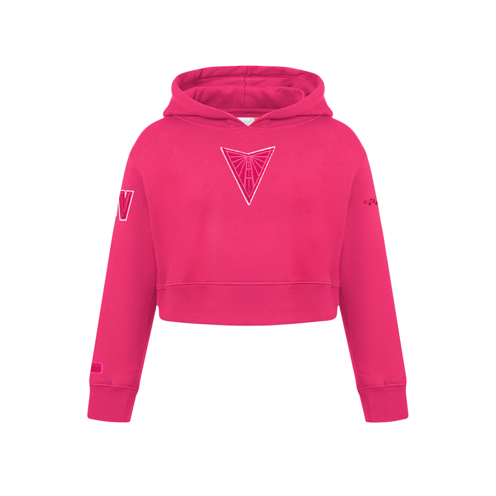 WNBA GOLDEN STATE VALKYRIES TRIPLE PINK BIG GIRLS FLEECE PO HOODIE (BEETROOT PURPLE)