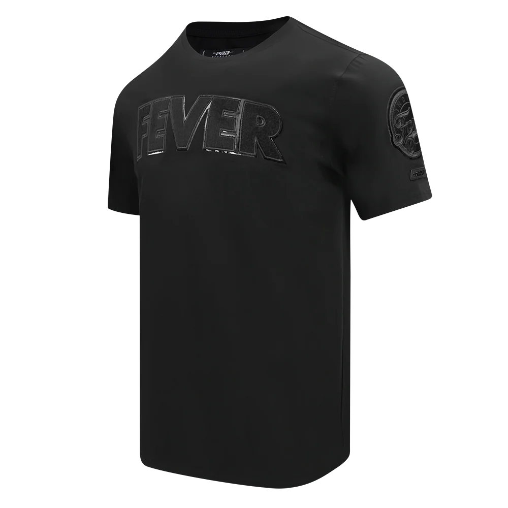 WNBA INDIANA FEVER TRIPLE BLACK MEN'S SINGLE JERSEY TEE (BLACK) - Image 4