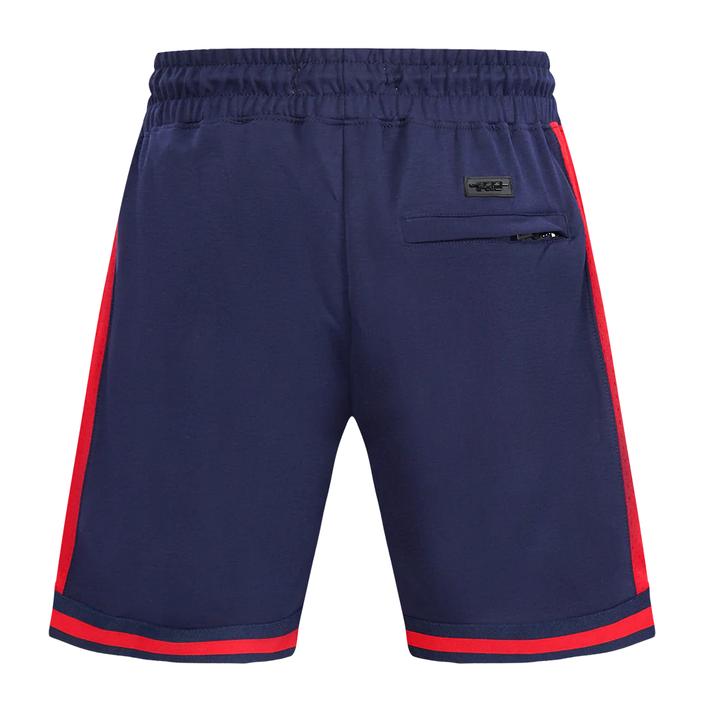 WNBA INDIANA FEVER RETRO CLASSICS MEN'S DOUBLE KNIT 2.0 SHORT (MIDNIGHT NAVY/RED/MIDNIGHT NAVY) - Image 4