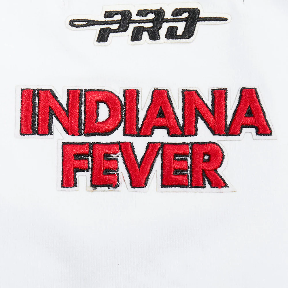 WNBA INDIANA FEVER CITY RANSOM WOMEN'S SINGLE JERSEY BOXY TEE (WHITE) - Image 6