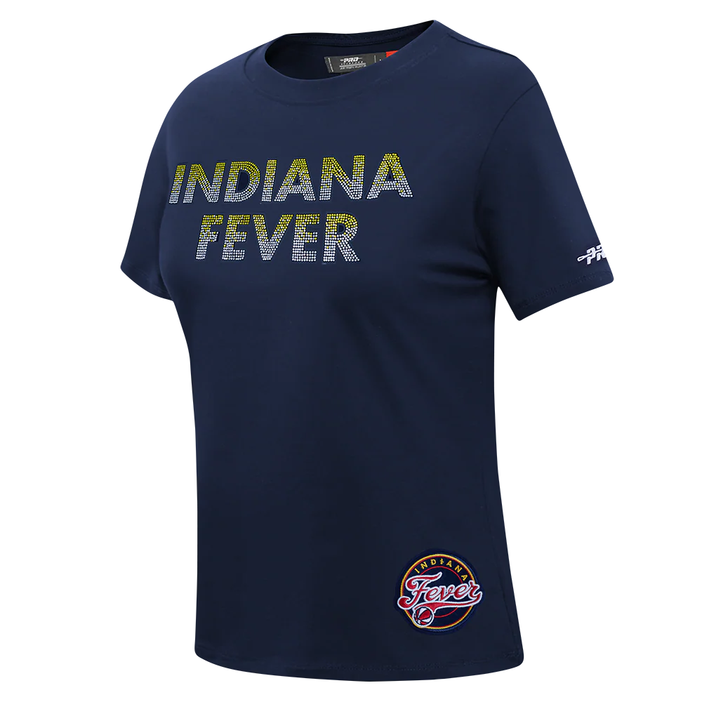 WNBA INDIANA FEVER JEWELS WOMEN'S SHORT SLEEVE SLIM FIT TEE (MIDNIGHT NAVY) - Image 2