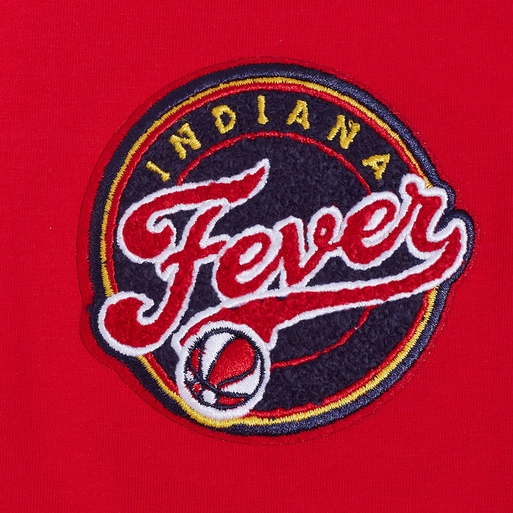 WNBA INDIANA FEVER CLASSIC ESSENTIALS WOMEN'S SINGLE JERSEY BOXY TEE (RED) - Image 5