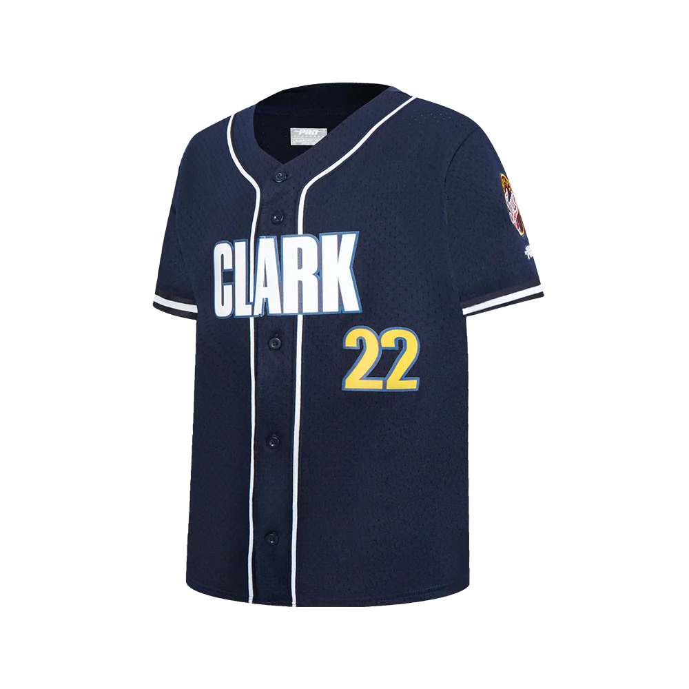 WNBA INDIANA FEVER CAITLIN CLARK #22 CLASSIC PLAYER NAME AND NUMBER BIG BOY'S MESH BUTTON DOWN SHIRT (MIDNIGHT NAVY) - Image 2