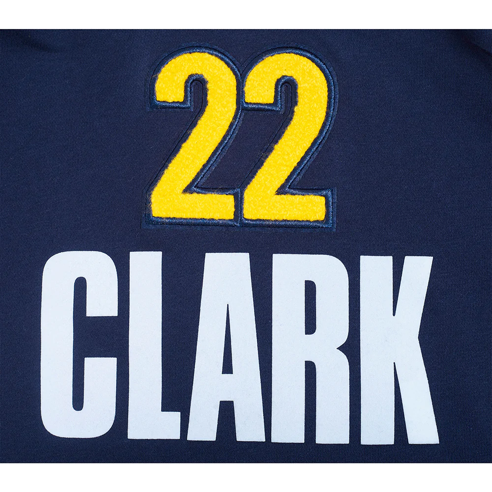 WNBA INDIANA FEVER CAITLIN CLARK #22 CLASSIC PLAYER NAME AND NUMBER BIG BOY'S FLEECE PO HOODIE (MIDNIGHT NAVY) - Image 8