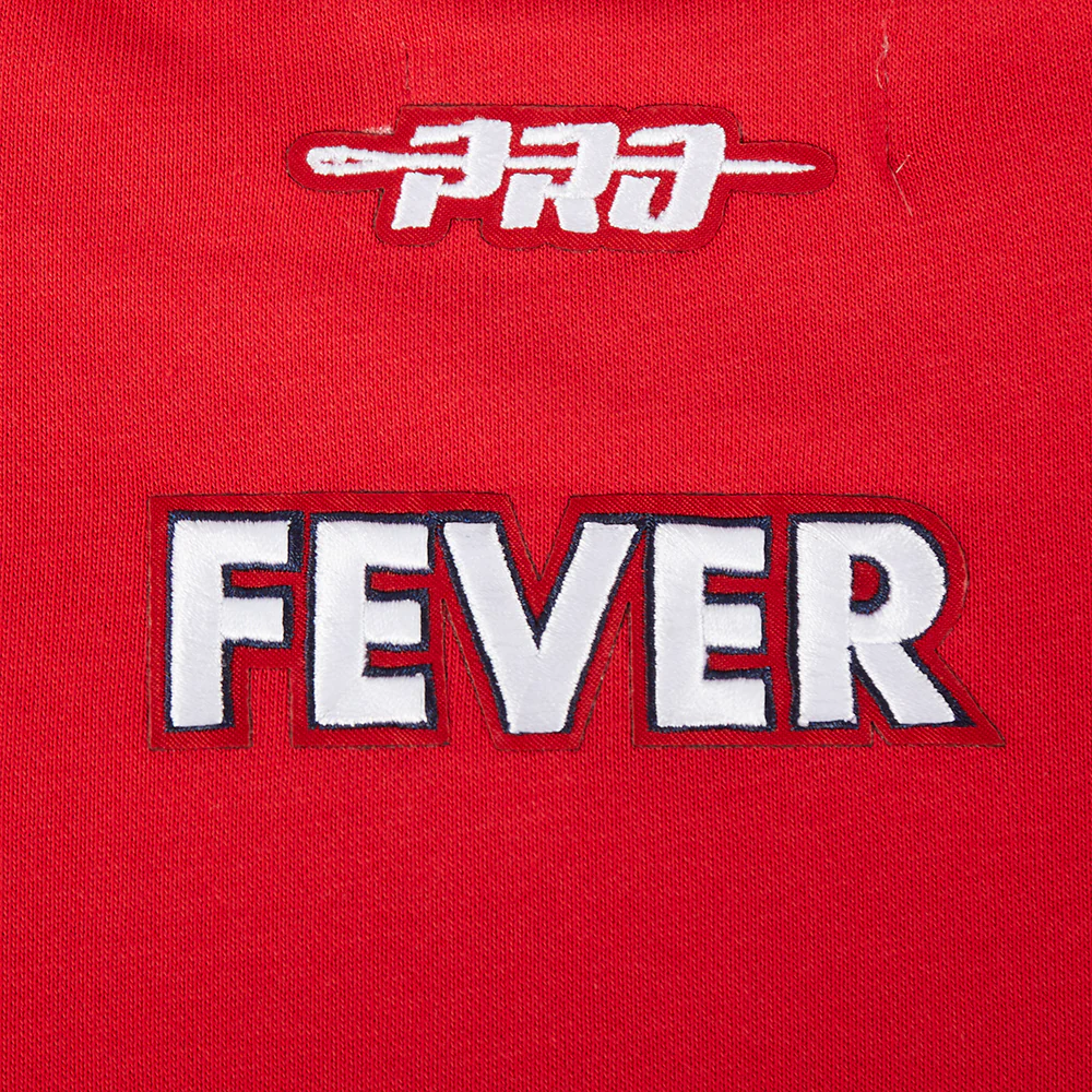 WNBA INDIANA FEVER CLASSIC ESSENTIALS WOMEN'S FLEECE CREWNECK (RED) - Image 7