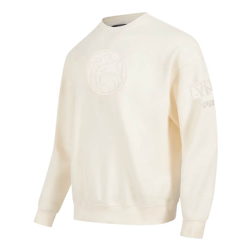 WNBA LAS VEGAS ACES NEUTRAL MEN'S DROP SHOULDER FLC CREWNECK (EGGSHELL) - Image 2