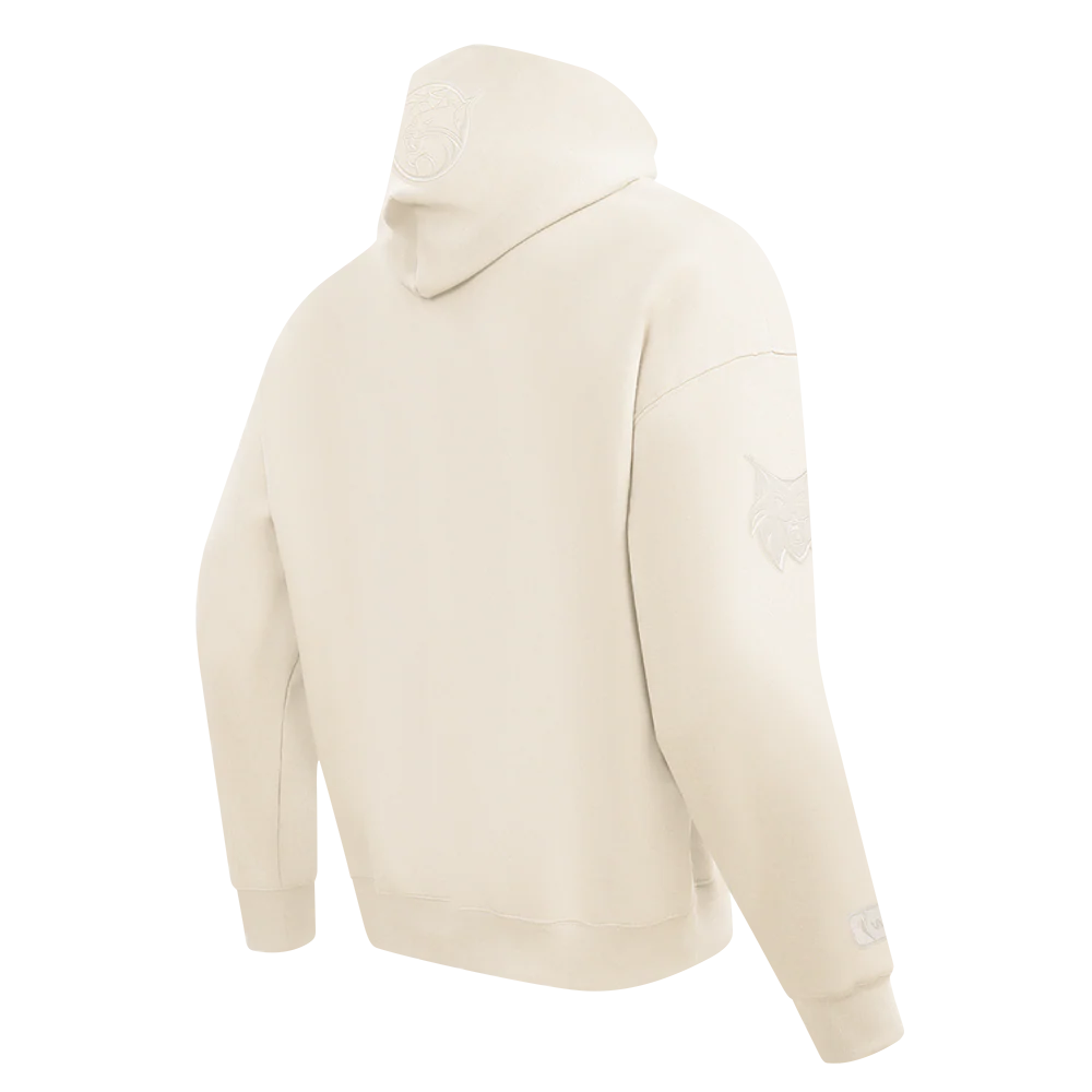 WNBA MINNESOTA LYNX NEUTRAL MEN'S DROP SHOULDER FLC PO HOODIE (EGGSHELL) - Image 4
