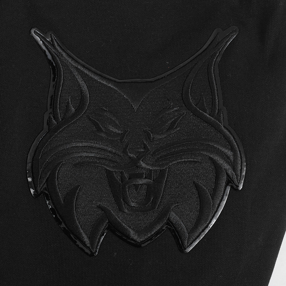 WNBA  MINNESOTA LYNX TRIPLE BLACK MEN'S DOUBLE KNIT PULLOVER HOODIE (BLACK) - Image 6