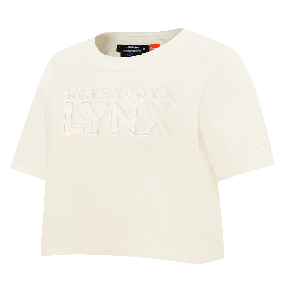 WNBA MINNESOTA LYNX NEUTRAL WOMEN'S SJ BOXY TEE (EGGSHELL) - Image 2