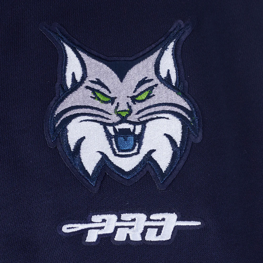 WNBA MINNESOTA LYNX RETRO CLASSICS WOMEN'S RIB FLEECE CROPPED PULLOVER HOODIE (MIDNIGHT NAVY) - Image 7