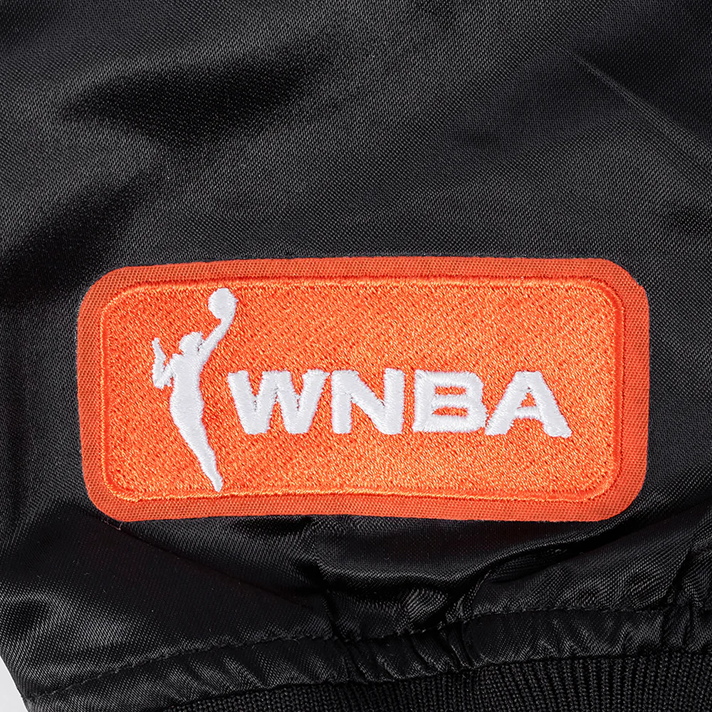 WNBA NEW YORK LIBERTY CITY RANSOM MEN'S RIB SATIN JACKET (BLACK) - Image 10